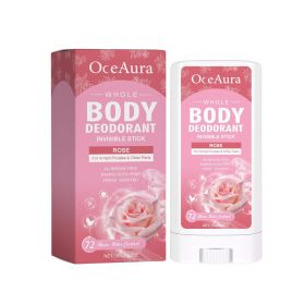 OCEAURA Rose Whole Body Deodorant Stick, 15 g