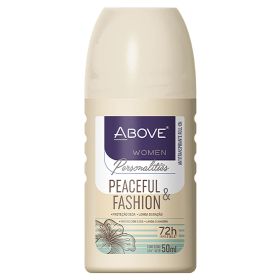 ABOVE Peaceful and Fashion - 72 Hour Personalities Antiperspirant Roll-On Deodorant for Women - Sensual Floral Fragrance - Protects Against Sweat
