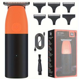 Men's Electric Hair Clipper Set Beard Beauty Set, Home USB Rechargeable Trimmer, Birthday Gift, Fashion Design, Smooth Shaving, Home Stylist